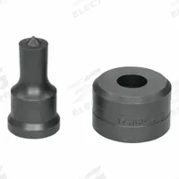 EDWARDS Metric Punch & Die Set: Edwards, 55 ton_65 ton_100 ton_120 ton Compatible Ironworker Size (MPN ED9-PDM17). Key specifications — attr67451: IW55 , IW65 , IW100, IW120; attr67489: Round; attr67463: 17 mm; attr67447: ED9-PDM17; attr67456: Edwards; attr67443: EDWARDS; attr67472: 17 mmMetric Punch & Die Set.