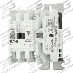 EATON NEMA Magnetic Contactor: Non-Reversing, 3 Poles, NEMA Size 0, 18 A, 208V AC (MPN CN15BN3EB). Key specifications — Brand: EATON.