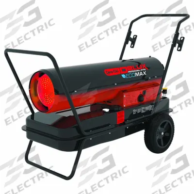 DYNA-GLO Portable Oil and Kerosene Torpedo Heater: Wheeled Mounted - Direct-Fired Portable Oil & Kerosene Torpedo Heaters