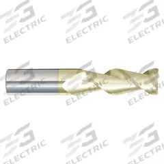 APPROVED VENDOR Corner Radius End Mill: Carbide, ZrN Coated, 2 Flute, 1" Mill Dia, 4-1/8" LOC (MPN 282-914125D)