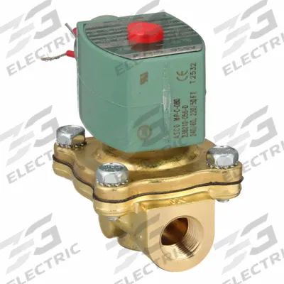 REDHAT Solenoid Valve: 2-Way, Normally Closed, 3/8 in Pipe Size, 220V AC/240V AC - 2-Way/2-Position, Normally Closed Solenoid Valves