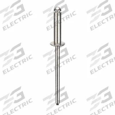 APPROVED VENDOR Blind Rivet,1 5/8 in L,1/8 in dia,PK500: Inch, 1 5/8 in Overall Lg, 17/32 in Body Lg - Domed-Head Blind Rivets
