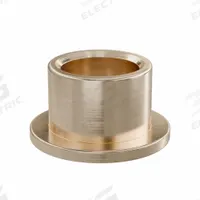Flanged Sleeve Bearing: Bronze, SAE 841, 3/8 in Bore, 1/2 in OD, 3/8 in Lg, -35°F to 300°F, 10 PK (MPN FF318-05B). Key specifications — System of Measurement: Inch; Material Grade: SAE 841; Flange Type: Flanged; Brand: OILITE.
