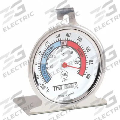 TAYLOR Refrigerator/Freezer Thermometer: Cold Storage, Analog, 2 in Dial Size - Refrigerator & Freezer Thermometers