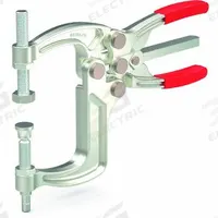DE-STA-CO Toggle Clamp: Two-Way Trigger, 2 Spindles, Steel, 10 lbf Holding Capacity - Min (MPN 484). Key specifications — attr670901: Steel; attr670899: Two-Way Trigger; attr670900: M10; attr668205: DE-STA-CO.