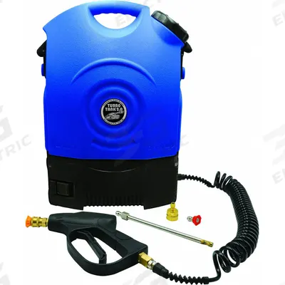 NU-CALGON Coil Hose Sprayer: Battery/Electric, 150 psi, Female Hose Connection - Battery-Powered Coil Cleaners