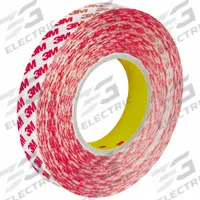 3M Film Tape: 1 in Roll Wd, 54 3/4 yd Overall Roll Lg, 8 mil Thick, Acrylic, Polyester Film, Indoor (MPN GPT-020). Key specifications — Series: GPT-020F; Backing Material: Polyester Film.