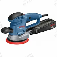 BOSCH Corded Sander: 6 in Dia, Random Orbital, Hook and Loop, 5/32 in Orbit, Variable Speed, 3 A (MPN GEX33-6N). Key specifications — attr658828: Disc Sander; attr658800: BOSCH; attr868314: 115 V.