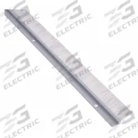 NATIONAL GUARD Door Weatherstripping: Brush Insert, 8 ft Lg, 1 3/8 in Wd, 1/4 in Ht (MPN OV633A-96"). Key specifications — Insert Material: Nylon; Flange Material: Aluminum; Brand: NATIONAL GUARD.