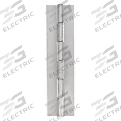 APPROVED VENDOR Piano Hinge: Steel, 12 in Leaf Ht - Full Surface-Mount Piano Hinges