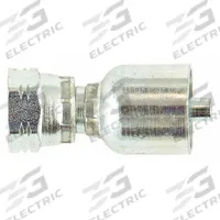 PARKER Hydraulic Crimp Fitting: Steel x Steel, Straight, -8 For Hose Dash Size, Female x Genderless (MPN 19243-8-8). Key specifications — Fitting Gender: Female x Genderless; Brand: PARKER; For Hose Dash Size: -8; Fitting Connection Type: BSPP x Crimp; Thread Size: 0.511"-27.
