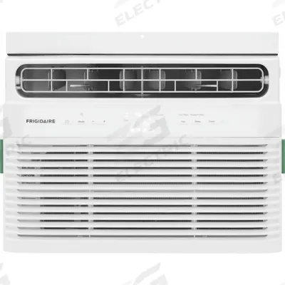FRIGIDAIRE Window Air Conditioner: 100 sq ft – 150 sq ft, 5,000 BtuH, 115V AC, 5-15P - Residential-Grade Window ACs for Cooling Only