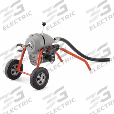 RIDGID Sectional Drain Cleaning Machine: Corded, K-1500SP, 4 in Max. Pipe Dia. - Corded Sectional Machines
