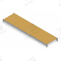 TENNSCO Shelf: 72 in x 48 in, Particleboard, 2,750 lb Load Capacity (MPN 1). Key specifications — Decking Material: Particleboard; Frame Finish: Powder Coated; Frame Material: Steel; Color: Industrial Gray; Includes: (2) Crossbars; Brand: TENNSCO.