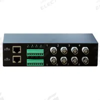 GEM BY TRIPLETT 5 MP Video Hub, 8 Position: 8 Ports, Black, RJ45 Female, 3 in Overall Ht, 5e (MPN HDHUB-8P). Key specifications — attr931089: 5e; attr931087: GEM BY TRIPLETT; attr931088: Black; attr931090: RJ45 Female; attr931093: Lightning Protection Design Grade III; attr931102: Video Hub.