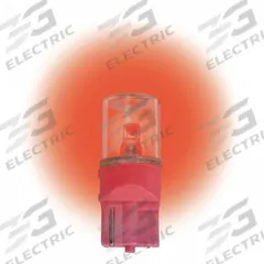 APPROVED VENDOR Compact LED Bulb: LED, Plastic Wedge (W2.1x9.5d), (T) Tubular, T3-1/4, 24V DC, Red (MPN LM1024WB-R). Key specifications — Brand: APPROVED VENDOR; Voltage: 24V DC; Bulb Shape: T3-1/4; Light Color: Red; Trade Number: 152, 400, 464, 585, 655, 656, 657.