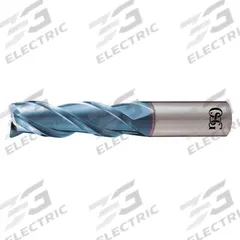 OSG Square End Mill: Carbide, DLC Coated, 3 Flute, 1/2" Mill Dia, 2.024" LOC, 4-1/2" OAL (MPN 28430000)
