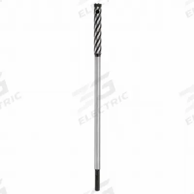 BOSCH Rebar Cutter: 3/4 in Drill Bit Size, 16 in Max Drilling Dp, 18 in Overall Lg - 3-Flat-Shank Rebar Cutting Drill Bits