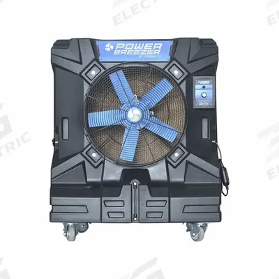 POWER BREEZER Portable Evaporative Cooler: 1,998 sq ft, 5-15P, 110-120V AC - Portable Evaporative Coolers