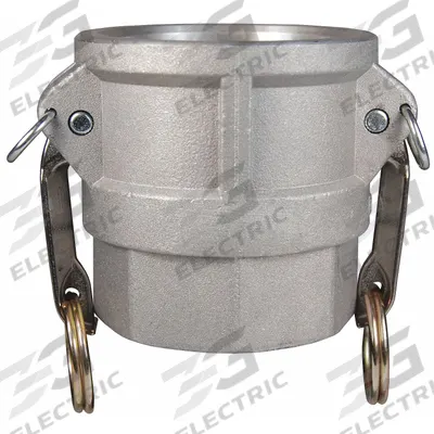 DIXON VALVE & COUPLING Cam and Groove Coupling: 1/2 in Coupling Size, 1/2 in Hose Fitting Size - Type D Aluminum Cam & Groove Fittings