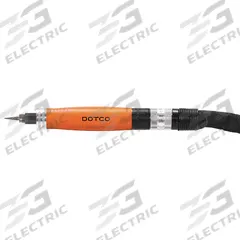 DOTCO Air Pencil Grinder: 0.1 hp, 60,000 RPM Max, Rear Exhaust Location, Shielded, (1) Bare Tool (MPN 12R0400-18). Key specifications — attr1320695: (1) Bare Tool; attr1320698: Rear; attr1320732: Shielded; attr1320742: DOTCO.