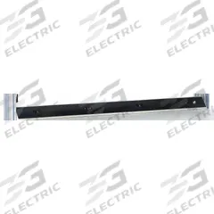 PRO-LINE Power Strip: 60 in Overall Wd, 10 in Overall Dp, Aluminum, Beige/Black (MPN DNES60). Key specifications — Operating Voltage: 120 V; Product Type: Powerstrip; Color: Black.