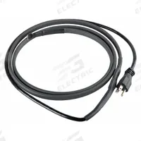APPROVED VENDOR Electric Heating Cable: For Indoor/Outdoor, 75 ft Cable Lg, 120V AC, 5-15P (MPN 13R106). Key specifications — NEMA Plug Configuration: 5-15P; Voltage: 120V AC; Brand: APPROVED VENDOR; Includes: Heating Cable and Power Cable with Plug; For Use Indoor/Outdoors: Indoor/Outdoor; For Use With: Plastic or Metal Pipe Up to 2-1/2 in Dia.