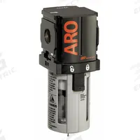 ARO Compressed Air Filter: Particulate, 1/4 in NPT, 5 micron, 73 cfm, 150 psi Max Op Pressure, 1500 (MPN F35221-400). Key specifications — attr110055: 1500; attr110008: ARO.