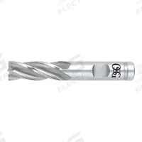OSG Square End Mill: Cobalt, TiN Coated, 4 Flute, 1/4" Mill Dia, 5/8" LOC, 2-7/16" OAL (MPN 5400305)