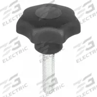 KIPP Hand Knob: 7 Point, Plastic w/ Steel Thread, M8 Thread, 25 mm Thread Lg, 32 mm Dia (MPN K0155.408X25). Key specifications — Brand: KIPP.