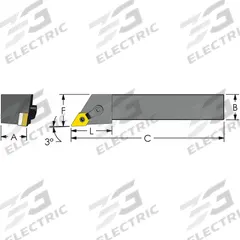 ULTRA-DEX USA Indexable Turning and Profiling Tool Holder: MDJNL 20-4D (MPN 974-000-124). Key specifications — attr257703: MDJNL 20-4D.