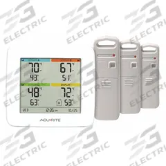ACURITE Wireless Weather Station: 1%to 99% Humidity Range, Outdoor Humidity/Outdoor Temp, Wireless (MPN 01094M). Key specifications — Primary Scale: Outdoor Humidity/Outdoor Temperature; Secondary Scale: Indoor Humidity/Indoor Temperature; Display Type: Digital; Brand: ACURITE.