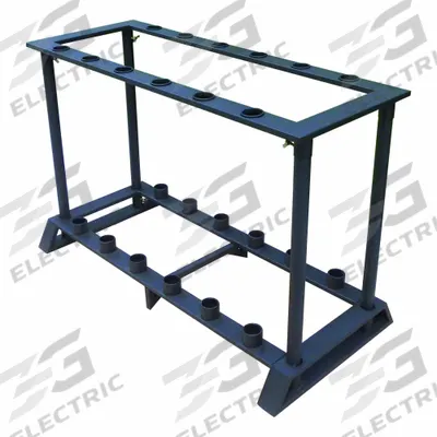 CALIFORNIA UMBRELLA Umbrella Storage Rack: Black, For 1 1/2 in Pole Dia - Patio Umbrella Accessories