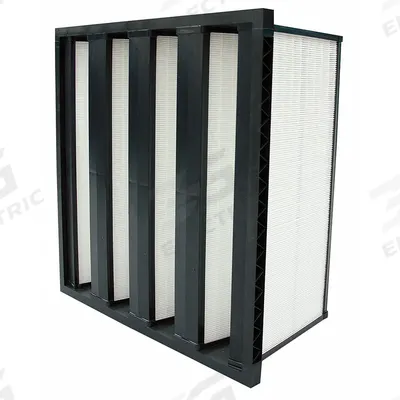 GRAINGER V-Bank Air Filter: 24 in x 24 in x 12 in, Synthetic, Single Header - MERV 15 V-Bank Air Filters