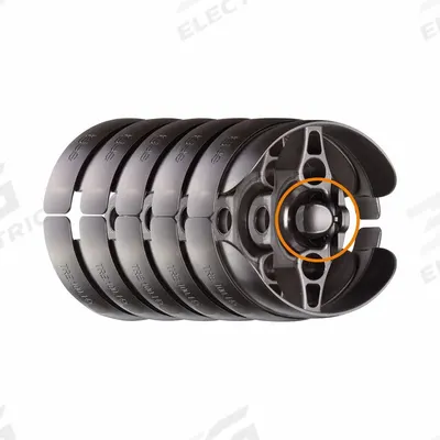 TRIFLEX R Cable carrier: R Series TRE, 2 Channels, 1.7 in, 13 mm Max Cable Dia - TRIFLEX R Multiaxis Cable & Hose Carrier Links