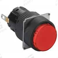SCHNEIDER ELECTRIC Pilot Light: 16 mm Panel Mounting Hole Dia, LED, Red, XB6E (MPN XB6EAV4BP). Key specifications — Brand: SCHNEIDER.