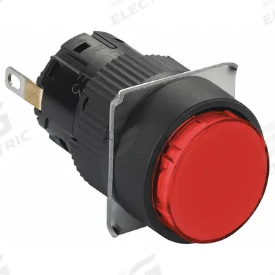 SCHNEIDER Pilot Light: 16 mm Panel Mounting Hole Dia, LED, Red - LED Indicator Pilot Lights