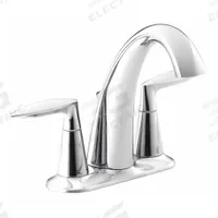 KOHLER Low Arc Bathroom Faucet: Alteo, Brass, Chrome Finish, 1.2 gpm Flow Rate, Centerset, Arc (MPN K-45100-4-CP). Key specifications — Includes: Metal Pop-Up Drain With 1-1/4" Tailpiece; Brand: KOHLER; Series: Alteo.