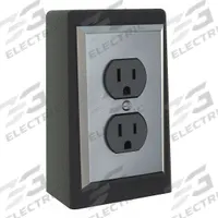 INSTOCK Electrical Pedestal: 2 3/4 in Overall Lg, 3 3/8 in Overall Wd, Aluminum (MPN GRE433WS). Key specifications — Material: Aluminum; Product Type: Electrical Pedestal; Brand: INSTOCK; Includes: Receptacle.