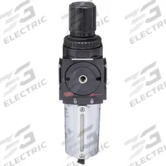 ARO Filter-Regulator: 2000 Series, 1/2 in NPT, 172 cfm, 0.3 micron, 0 psi to 140 psi, Manual Drain (MPN P39343-110). Key specifications — attr109419: ARO; attr109429: Aluminum; attr109463: No; attr109468: 2000.