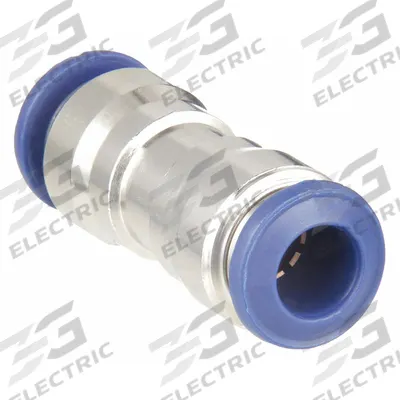 AIGNEP USA Push-Fit Union Fitting: 1/4 in OD x 1/4 in OD Size, Brass, 1 3/8 in Overall Lg - Stainless Steel Tube Fittings