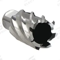 SLUGGER BY FEIN Annular Cutter: 7/16 in Cutter Dia, 1 in Max Cutting Dp, Bright, Cobalt, Weldon Flat (MPN 63134111007). Key specifications — attr253884: No; attr253885: Bright; attr253886: Cobalt; attr253887: Weldon Flat; attr253888: Fractional Inch; attr277149: SLUGGER BY FEIN.