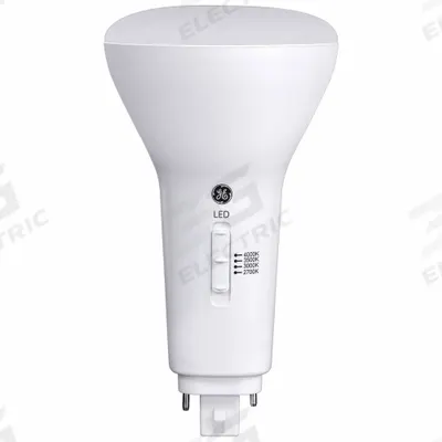 GE LAMPS Compact LED Bulb: Type B, 2-Pin (G24d), R25, LED, 2700K/3000K/3500K/4000K - LED Ballast-Bypass (UL Type B) Plug-In Lamps