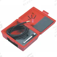 CHICAGO PNEUMATIC Engraving Pen Kit: 1/4 in NPT Inlet, 0.3 cfm, 13,500 stroke/min, 5 Tips Included (MPN CP9361-1). Key specifications — attr652683: CHICAGO PNEUMATIC; attr652675: CP9361-1; attr652695: Engraving Pen Kit; attr663433: Glass.