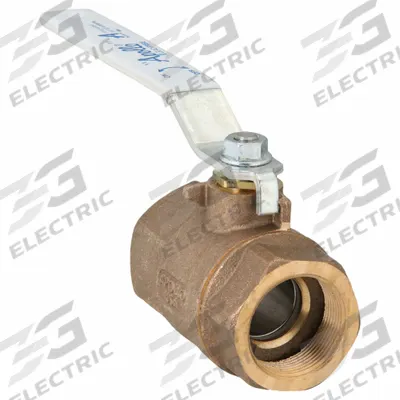 APOLLO Manual Two-Way Ball Valve: 1 1/2 in Size, Bronze, Straight, FNPT x FNPT - Bronze Ball Valves