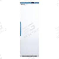 ACCUCOLD Lab Refrigerator: 15 cu ft, Upright, 2°C to 10°C, 24 3/8 in Overall Dp, 6 ft Overall Ht (MPN ARS15ML). Key specifications — Door Opening Style: Right; Color: White; Alarm Type: Temperature; Manufacturer Part Number: ARS15ML; Brand: ACCUCOLD; Product Type: Lab Refrigerator; Door Type: Swing Solid; Refrigerant Type: R-600a.