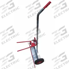 DAYTON Furniture Hand Truck: 200 lb, 1 Desks Supported, Single-Handle, Gray, 8 in Wheel Dia., Rubber (MPN 30F043). Key specifications — attr1345127: Gray; attr1345163: DAYTON.