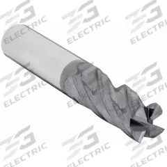 APPROVED VENDOR Square End Mill: Carbide, AlTiN Coated, 4 Flute, 13/32" Mill Dia, 1" LOC, 2-3/4" OAL (MPN 206-001183)