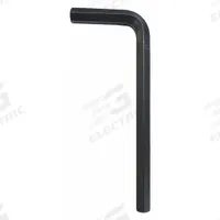WESTWARD Hex Key: 0 Ball Ends, 7 mm Tip Size, Metric, Short, Alloy Steel, Black Oxide, L, 2 Tips (MPN 54TU81). Key specifications — attr1205521: WESTWARD; attr1205526: Black Oxide.