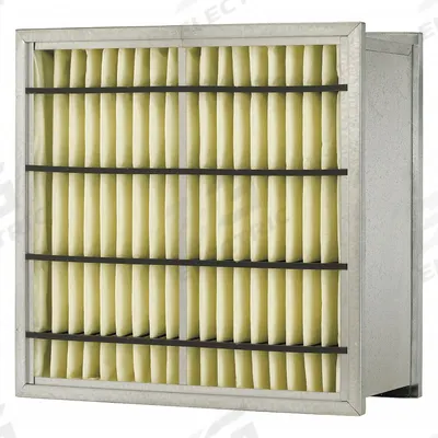 GRAINGER Rigid Cell Air Filter: 20 in x 24 in x 12 in, Fiberglass - MERV 14 Rigid Cell Air Filters